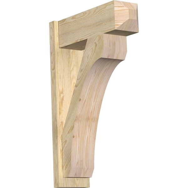 Ekena Millwork Legacy Craftsman Rough Sawn Outlooker, Douglas Fir, 8"W x 24"D x 36"H OUT08X24X36LEC04RDF - main